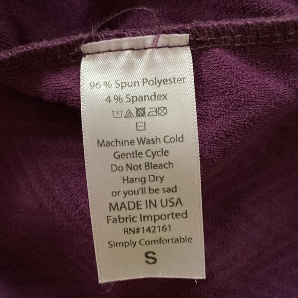 Lularoe Amelia dress in purple size Small - Picture 3 of 5